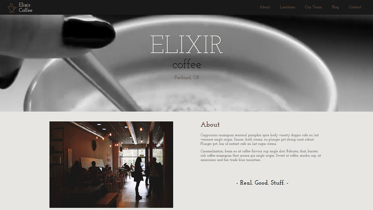 elixir coffee